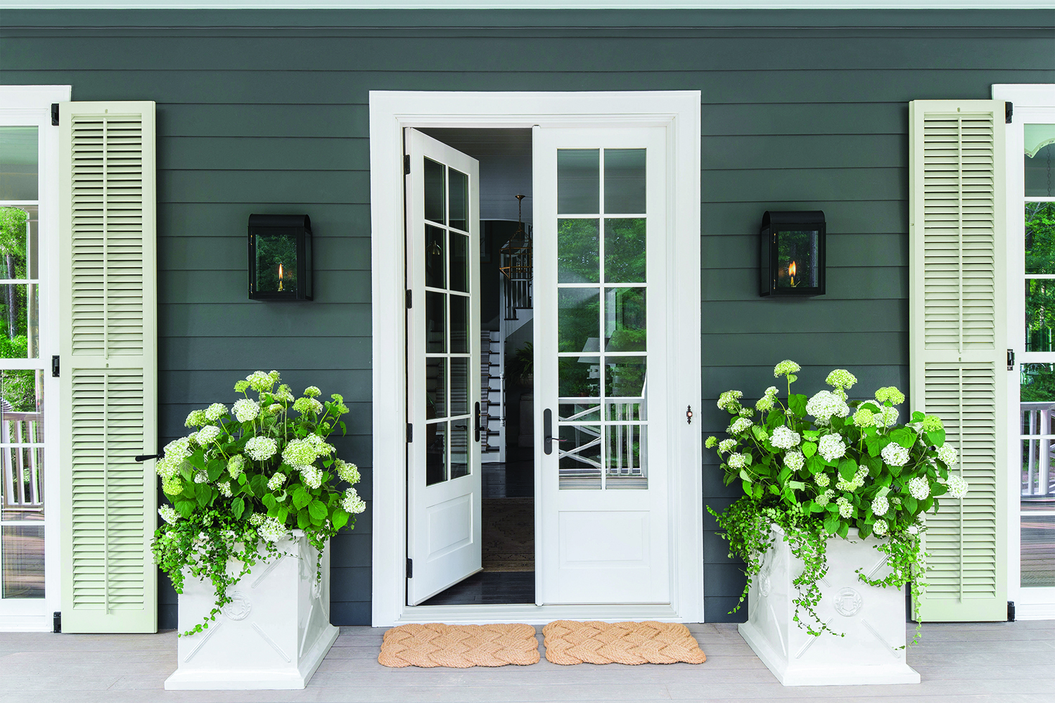 exterior image of front entry doors