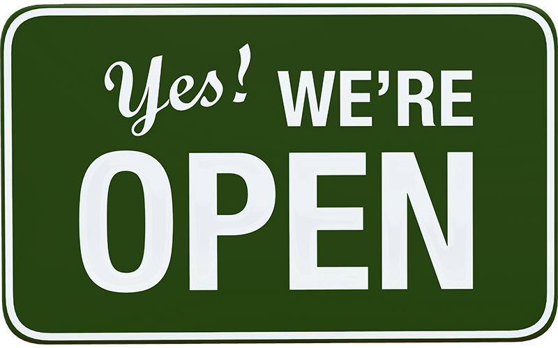 YesWeAreOpen YesWeAreOpen